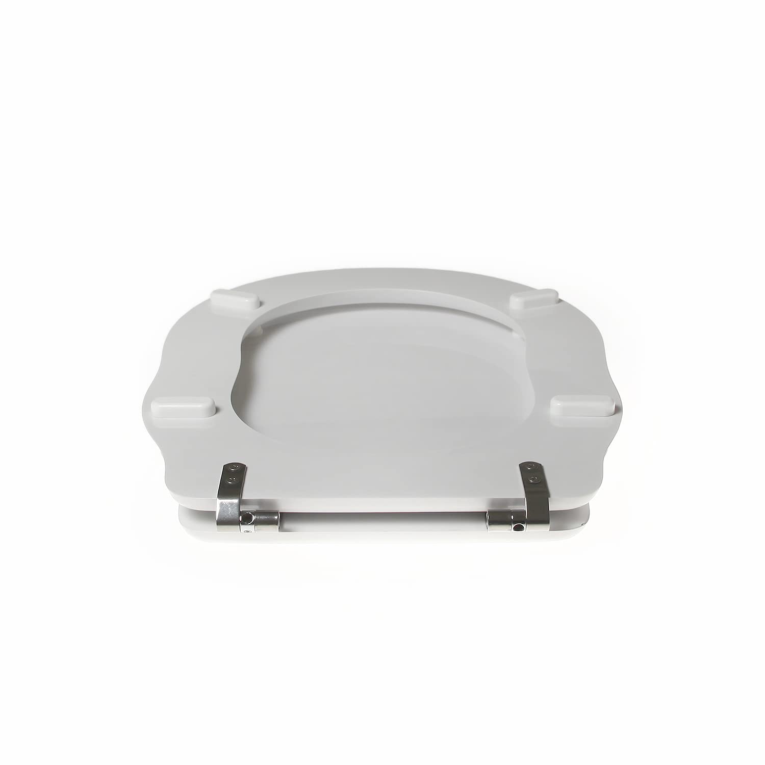 Asiento de inodoro dedicado para ALTHEA Royal madera poliéster bisagra inoxidable