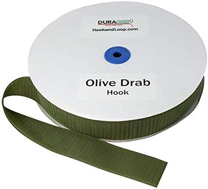 DuraGrip® Brand - 2" Olive Drab Hook Sew-On | Hook Side Only, Loop Side Sold Separately