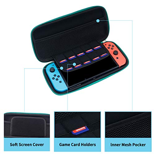 image for Glamgen Carry Case for Nintendo Switch,Leaf Crossing Hard Shell Storag