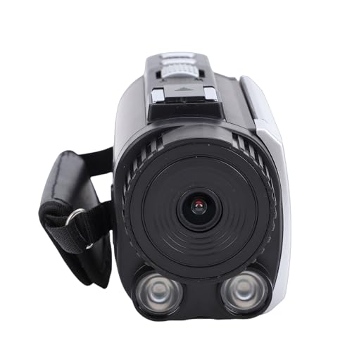 Caméscope HD 1080P zoom 18X et enregistreur à écran rotatif gris