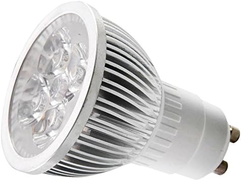 110V 4W Dimmable GU10 LED Bulb - 6000K Daylight Spotlight - 50Watt Equivalent - 330 Lumen 45 Degree Beam Angle