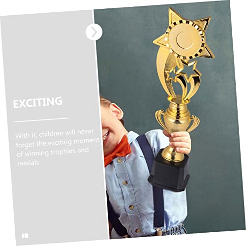 TOGEVAL Troféu Infantil Prêmio Criativo Troféu Esportivo Troféu Pentagrama Prêmio de Plástico Troféu