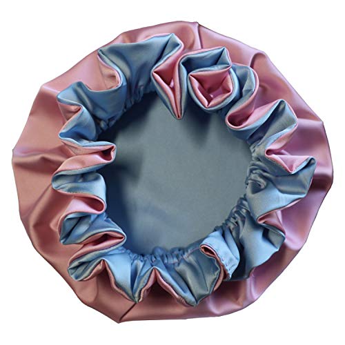 Image of AKISS Baby Infant Newborn Toddler Satin Silk Hair Bonnet for Baby Girl Boy Sleeping Kids Cap Hat