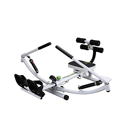 Image of Foldable Rowing Machines Rowing Machine for Home Use Foldable Hydraulic Rower Trainer Indoor Rowing Device 12 Resistance Adjustment LCD Monitor Max User Weight 150 Kg Fitness Equipment