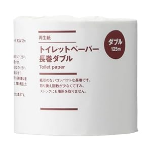 無印良品 トイレットペーパー長巻ダブル MAA42A1S" 
