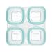 OXO Tot Glass Baby Blocks Food Storage Containers, Teal, 4 oz