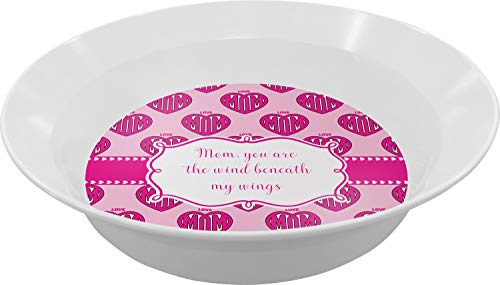 Personalized Love You Mom Melamine Bowl - 12 oz