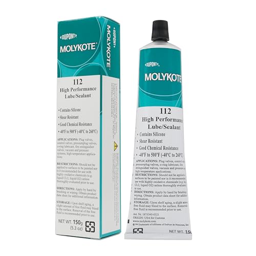 Graisse Molykote 112 lubrifiant silicone résistant à la coupe pour soupape