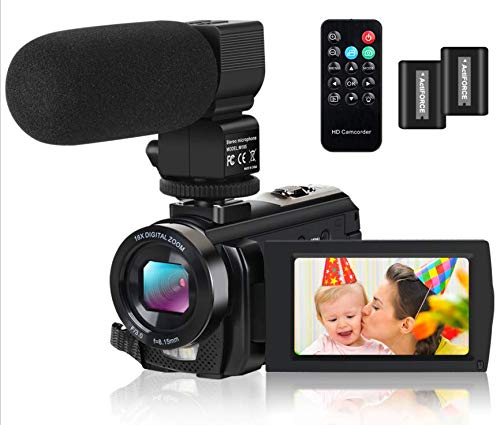 Video Camera Camcorder Digital YouTube Vlogging Camera Recorder FHD 1080P 24.0MP 3.0 Inch