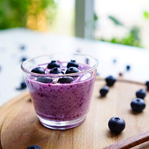 myfruits Wildheidelbeerpulver, gefriergetrocknete gemahlene Blaubeeren, 200g, zu 100% aus Wildheidelbeeren, Fruchtpulver für Smoothie, Shakes & Joghurt