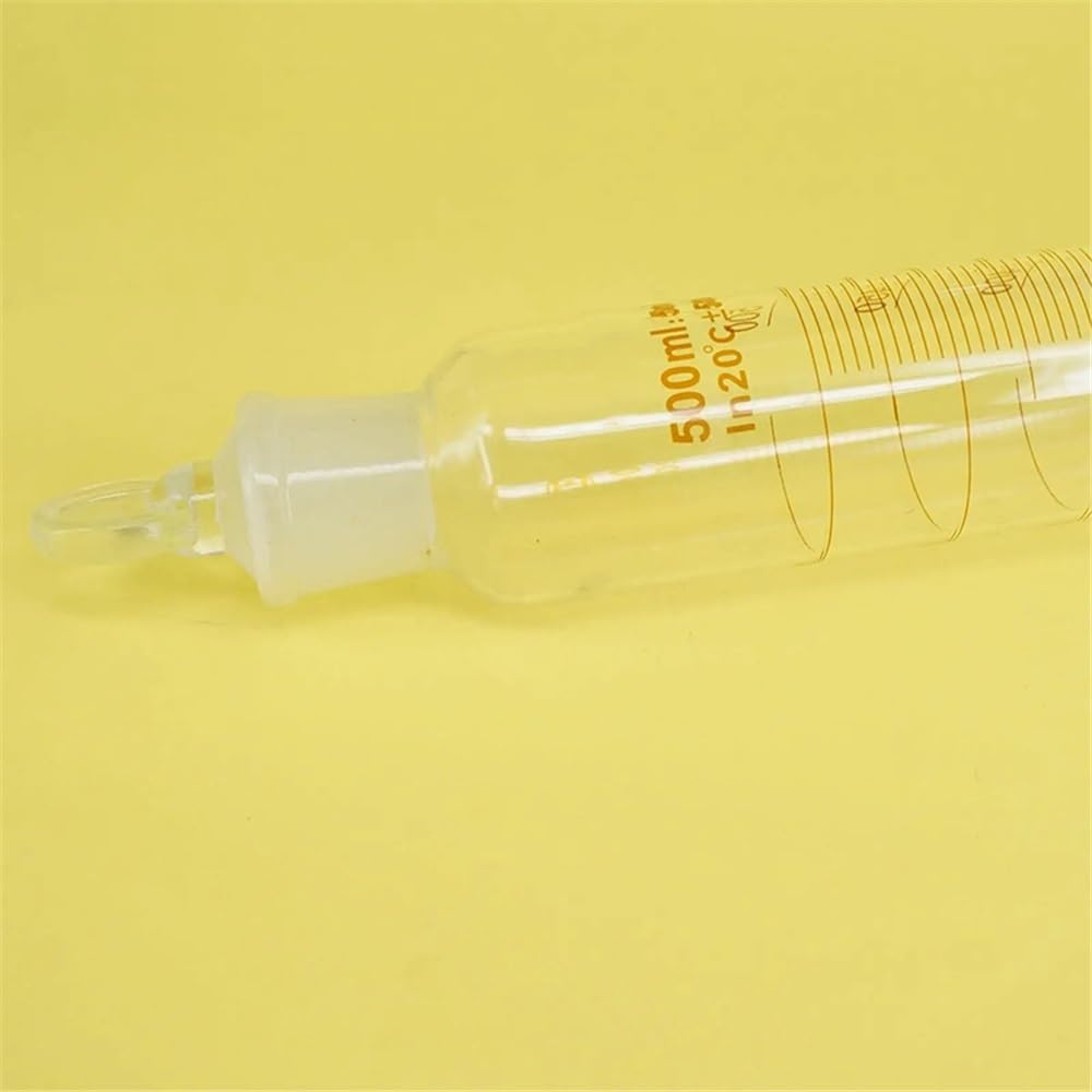 Labor Messgerät. 500 ml Borosilikatglas Messzylinder mit Glasstopfen 5 ml 380 mm