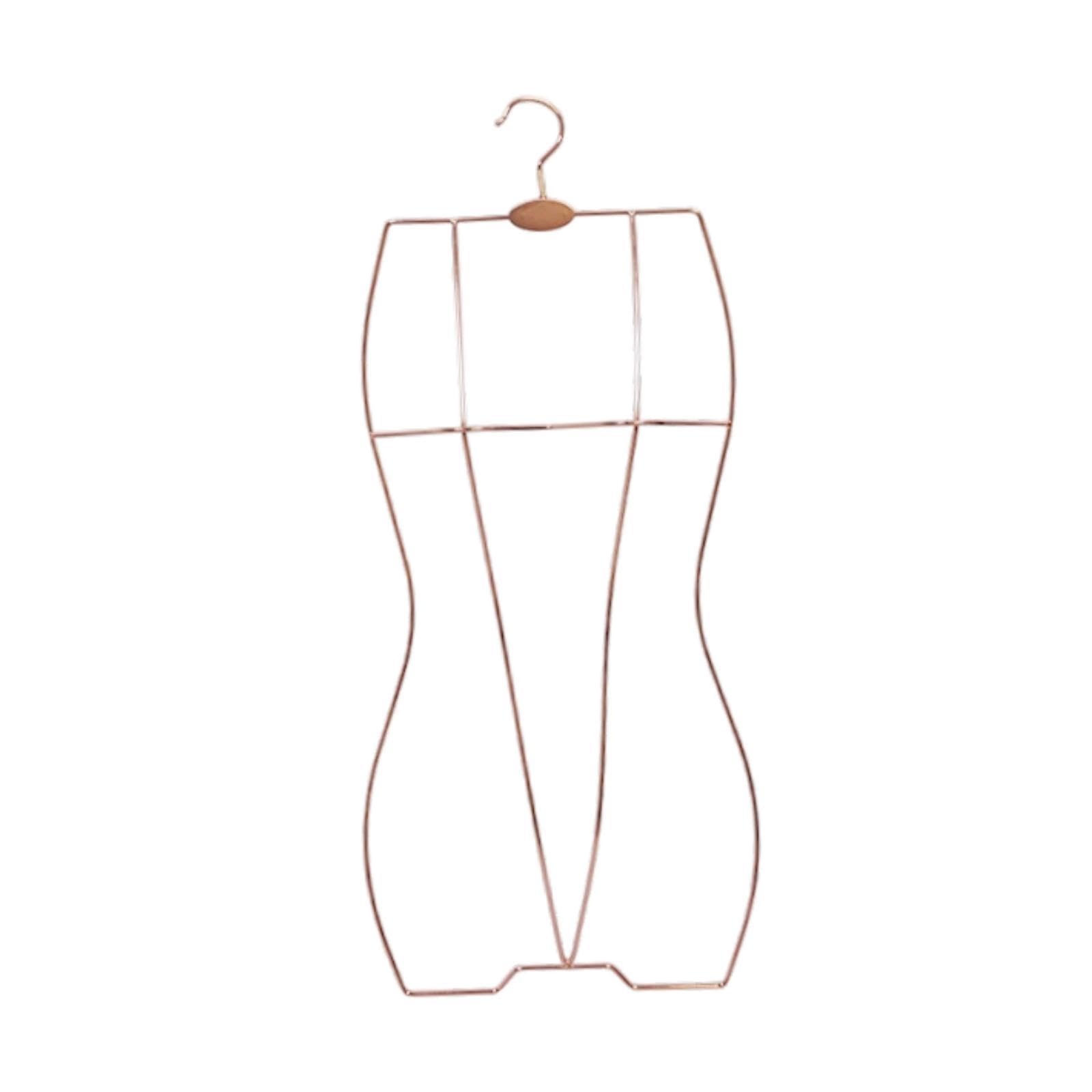 Cintre maillot de bain pour enfants de couleur or rose pour dressing