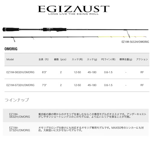 メジャークラフト エギゾースト1G EZ1IM-S632H/OMORIG