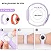 Airtag Bracelet for Kids Adjustable Airtag Watch-Style Wristband, Waterproof Silicone Airtag Holder, Compatible with Apple Airtag, 2-Pack / 8-Pack air tag Bracelet