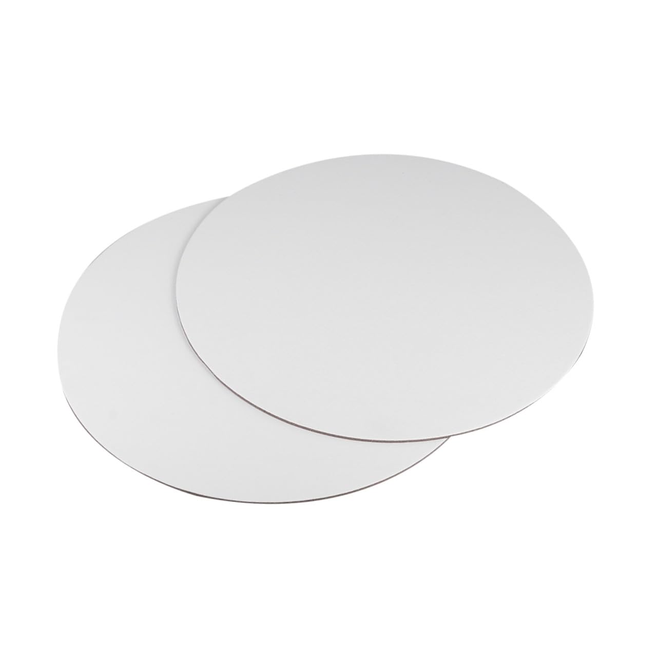 Lot de 6 Toiles Rondes Blanches en Toile de Coton Diamètre 30cm Panneaux pour Peinture DIY pour Étudiants et Amateurs D'art