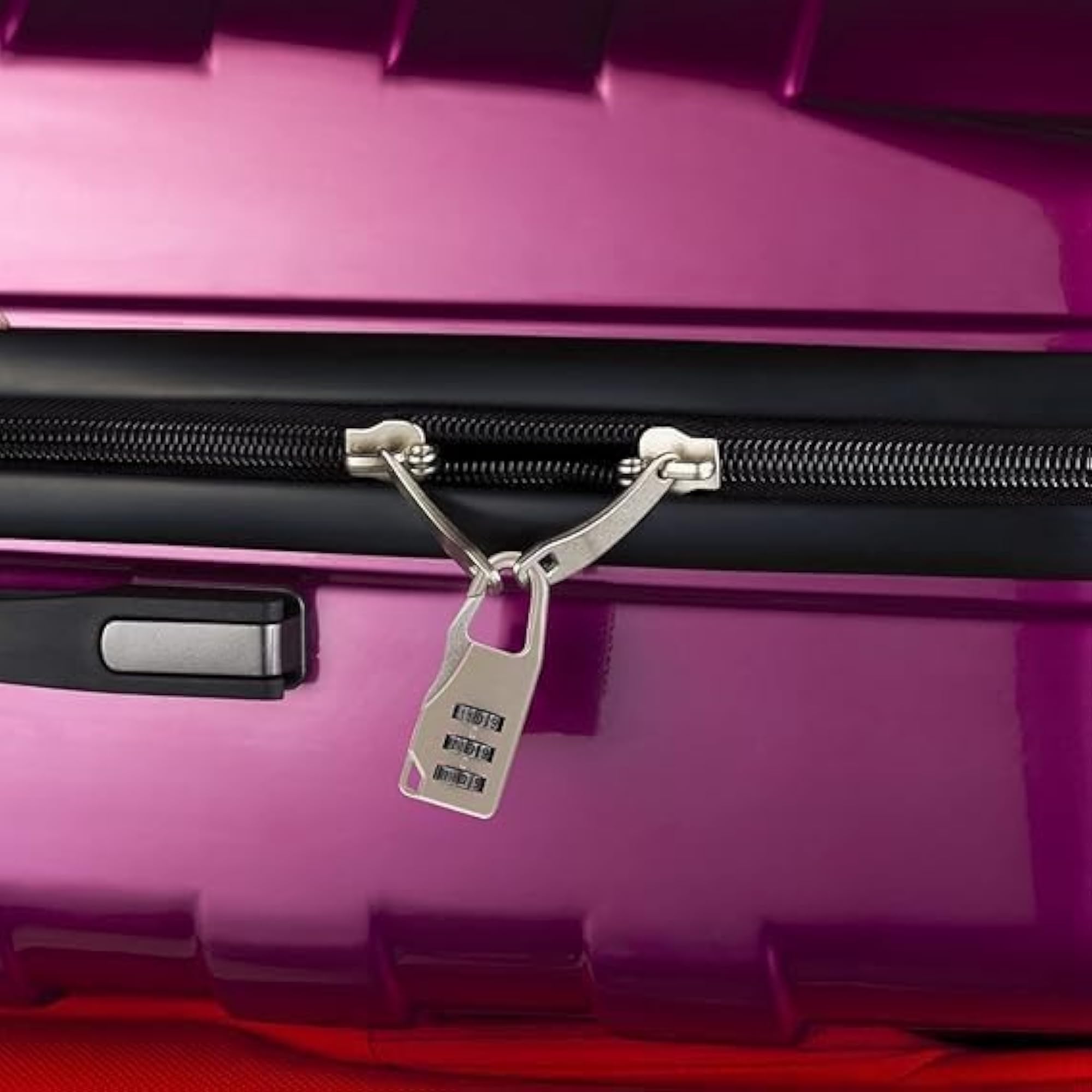 Travel Metal Luggage Tag and Combination Lock Set, Security