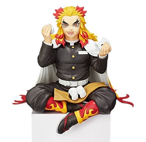 Blue Aura Demon Slayer Kyojuro Rengoku Action Figure Perching | Height 15CM | No Box | Kyojuro Eating (B0B2S1XLQR) Amazon Price History, Amazon Price Tracker