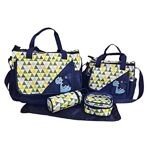 yotijay Conjunto de bolsa de fraldas trocador de fraldas de para bolsa de mão bolsa de inconfundible