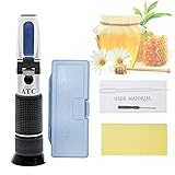 PROBADOR PORTÁTIL DEL CONTENIDO DE MIEL: fácil de usar, diseño robusto, tamaño pequeño, peso ligero, conveniente para guardar y transportar en cualquier momento