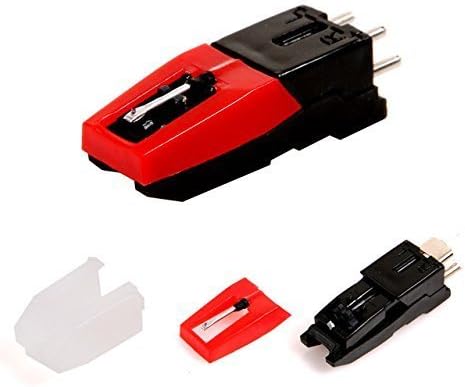 Feir Vinyl LP Record Player Turntable Cartridge Replacement Stylus Needles for Crosley Ion Jensen 1byone Phonograph(Needles 2pcs)