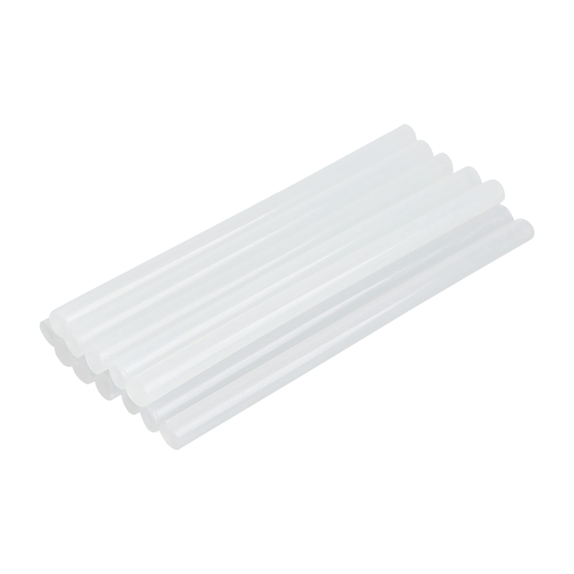 X AUTOHAUX 12 Pcs 11mm x 200mm Hot Glue Sticks Clear