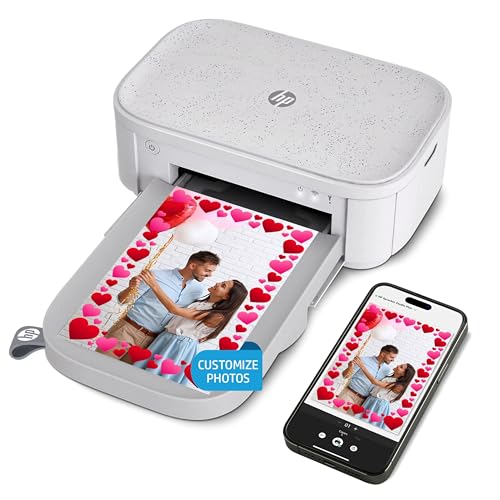 HP Sprocket Studio Plus 4x6 Wireless Instant Photo Printer, 10 Sheets...