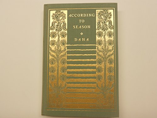 According To Season: A Celebration of Nature 0395554136 Book Cover