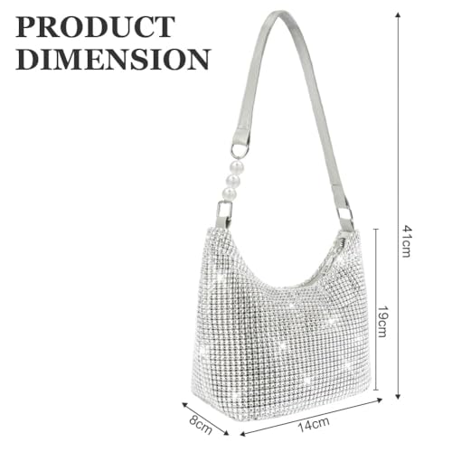 Image of OSDUE Evening Bag Clutch Purses for Women, Rhinestones Purse, Sparkling Envelope Evening Bag