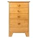 Winsome Studio File Cabinet, Honey