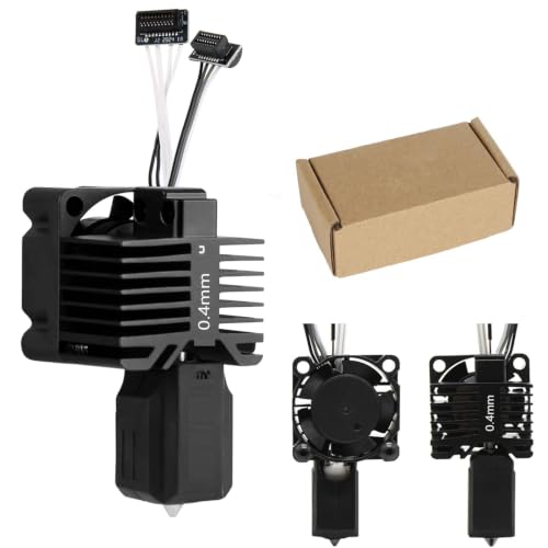P1P/P1S 0.4mm�m�Y�� Bambu Lab�p�AHotend �R���v���[�g�L�b�g �h���b�v�C�������p�t���A�Z���u�� �d���X�`�[���m�Y���A��p�t�@���A�q�[�^�[&�T�[�~�X�^�t�� P1�V���[�Y3D�v�����^�[�p (0.4mm P1�V���[�Y)