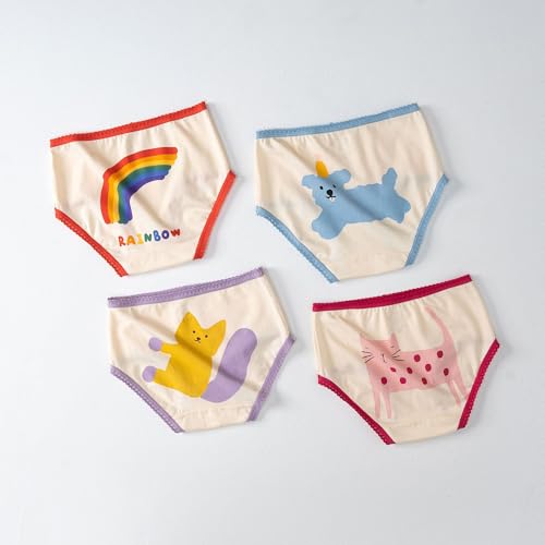 Image of benetia Girls' Underwear Soft Cotton 6-8 Pack