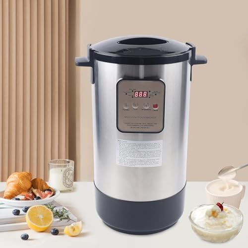 12L Stainless Steel Yogurt Maker, Electric Fermenter Machine with Time and Temperature Control, for Commercial Kitchen