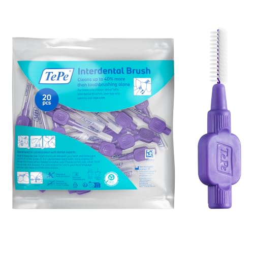 Image of TePe Interdental Brush, Original, Purple, 1,1mm/ISO 6, 20pcs