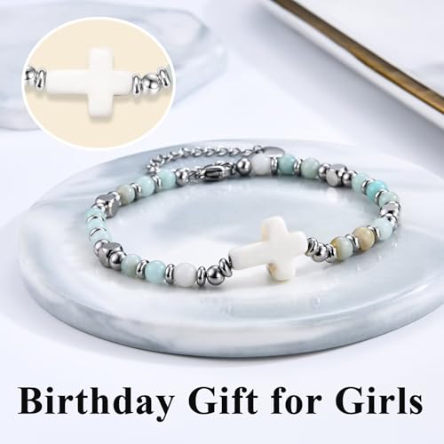 9th, 10th, 11th, 12th, 13th Birthday Gifts for Girls Cross Bracelets Teen Girls Jewelry for Daughter, Granddaughter, Niece2