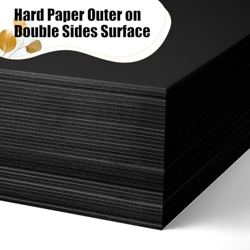 Image of Frienda 50 Pack Foam Board 12 X 16 Inch Black for School Art Projects | Rigid Foam Core Double Sided Surface, Lightweight for School Projects Crafts Presentations Office Displays Wedding Artwork