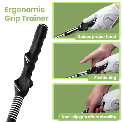 Image of Proberos Golf Swing Trainer, Adjustable Retractable Design, Sound Feedback