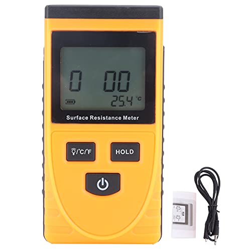 Medidor de resistencia de superficie GM3110 con pantalla LCD digital manual de ABS
