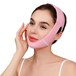 Reusable Double Chin Reducer,V Line Facial Mask, Facial Slimming Strap jawline exerciser-Chin Up Face Lift Tape