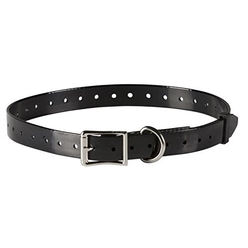 NUM'AXES Sangle polyuréthane Noire Longueur 68 cm - Largeur 18,5 mm