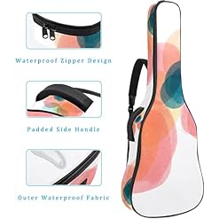 Housse de protection épaisse en éponge imperméable pour guitare acoustique, électrique, basse, guitare classique… - Les Beatles, Paul McCartney, John Lennon, RIngo Starr, George Harrison Housse de protection épaisse en éponge imperméable pour guitare acoustique, électrique, basse, guitare classique… – Image 4