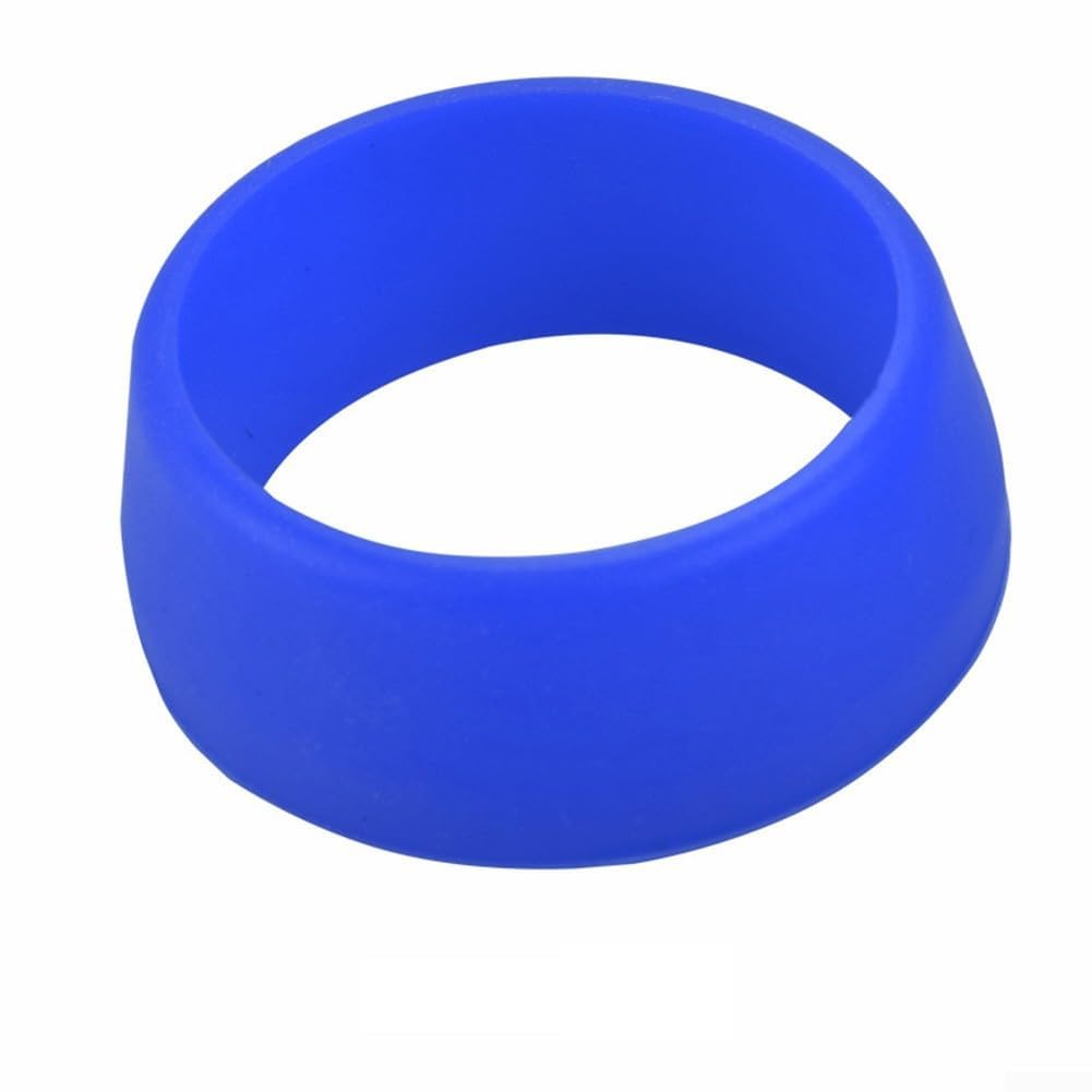 Mountain Bike Seat Post Dust Cover – Rubber Seal Ring for Bicycle Seat Tube Protection, Compatible with 25.4mm / 27.2mm / 30.4mm / 31.6mm Seat Posts, (30-34mm Blue)
