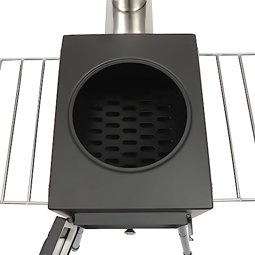 Tragbarer Holzofen |Zeltofen Tragbarer Holzofen für Zelte, Zelt Ofen Outdoor, Unterstände und Camping, Tent Stove, Beinhaltet Kamin Pfeife, Camping Herd-7