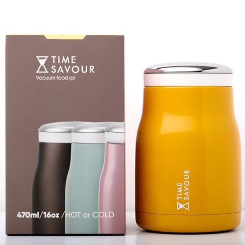 Time Savour 16oz Overnight Oats Containers with Lids for...