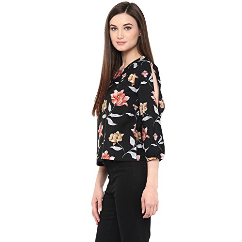 Image of Harpa Round Neck Printed Tops