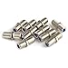Pasow F81 Barrel Connectors High Frequency 3GHz Female to Female F-Type Adapter Couplers (10 pcs)