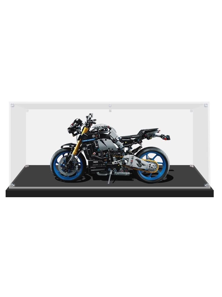 Zalati Acryl-Vitrine Mit Diorama – Staubdichter Schaukasten Für Motorrad-Modelle & Sammelfiguren