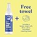 ASUTRA Yoga Mat Cleaner Spray (Fresh & Unscented), 4 fl oz - No Slippery Residue, Deep-Cleansing for Fitness Gear & Gym Equipment, Microfiber Towel Included