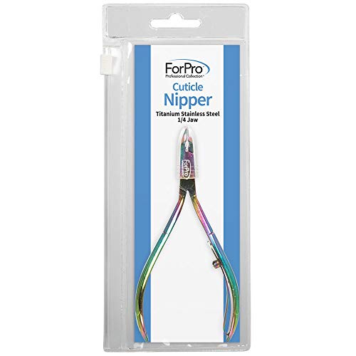 ForPro Professional Collection Alicate de cutícula de titânio, lâ...