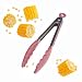 StarPack Premium Range Silicone Kitchen Tongs 9-Inch in EU LFGB Grade, Non-Stick Friendly, Bonus 101 Cooking Tips (Cherry Red)