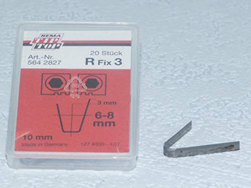 Rema Tip Top 564282 - Cuchilla para Rubber Cut 414, 400, R Fix 3 (20 unidades)